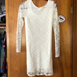 GARAGE White Knit Dress